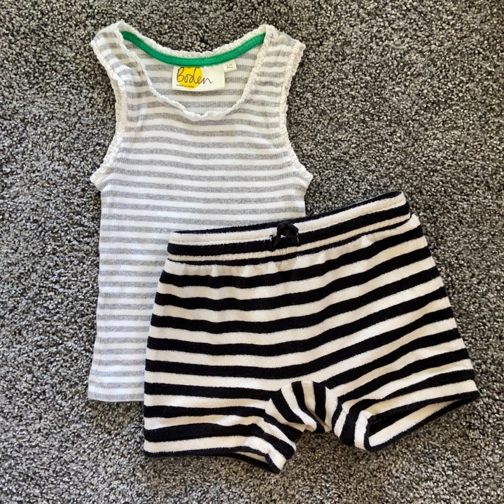 Boden/Tea Collection tank top and shorts
